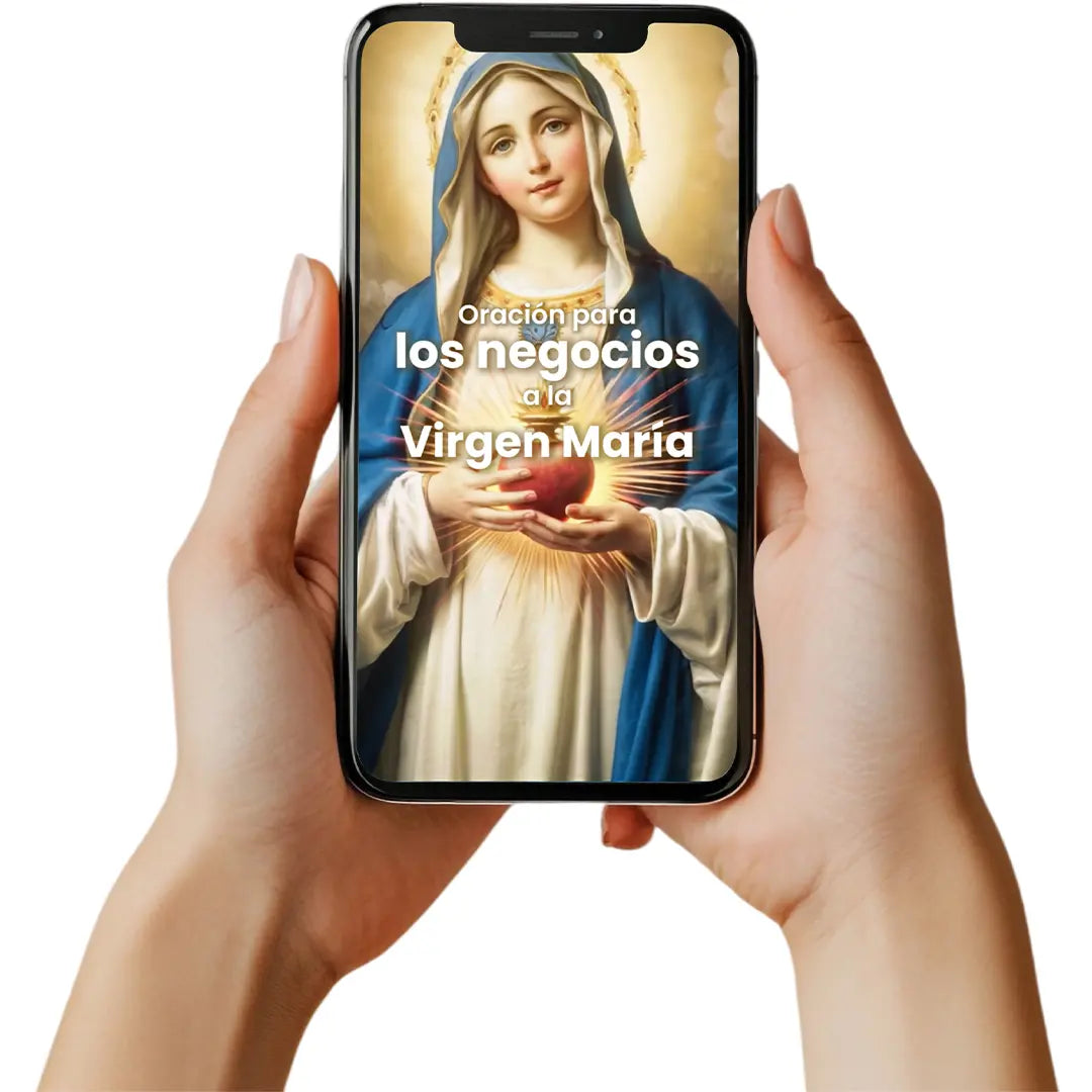 Virtual business talisman to the Virgin Mary