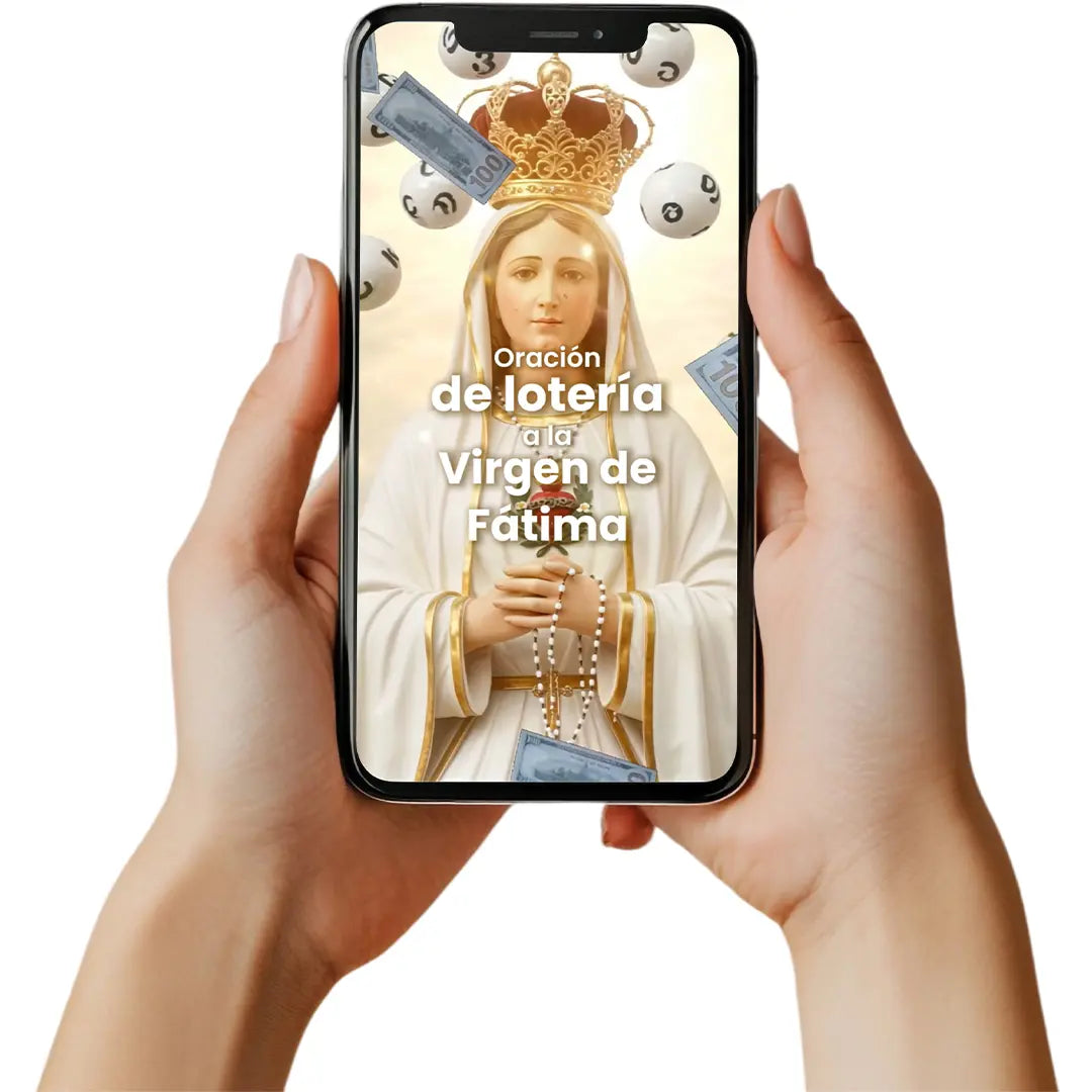 Talismán virtual de lotería a la Virgen de Fátima