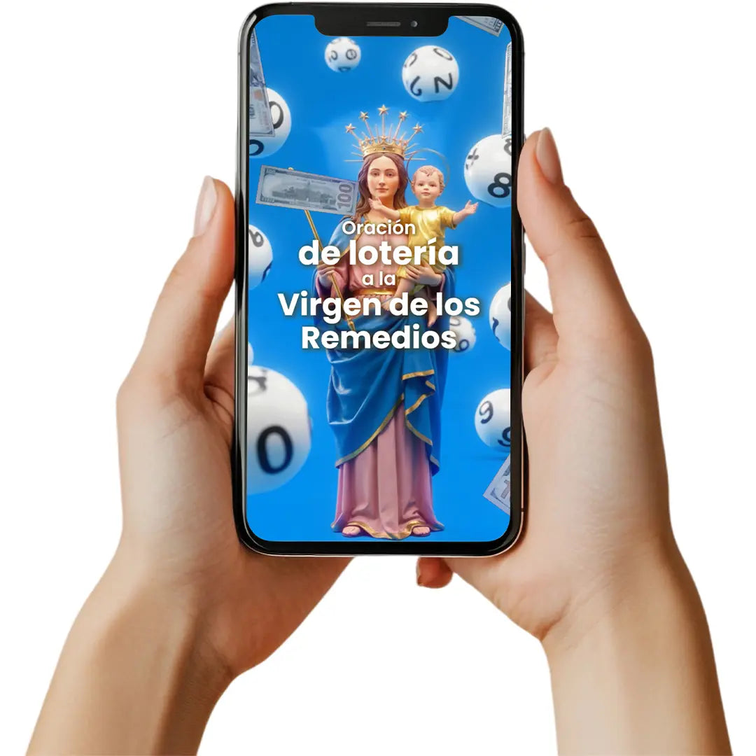 Talismán virtual de lotería a la Virgen de los remedios